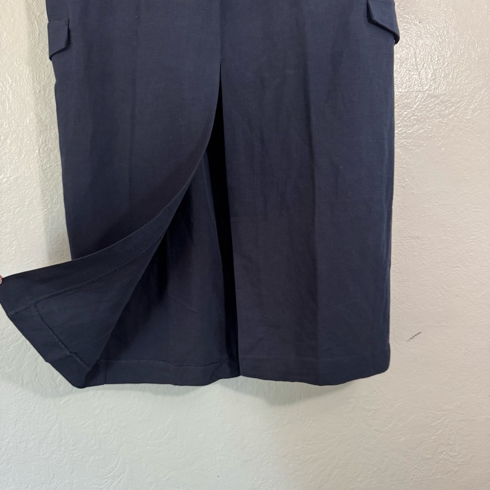 Madewell Pleated High Waist Cargo Midi Skirt - Picture 14 of 16